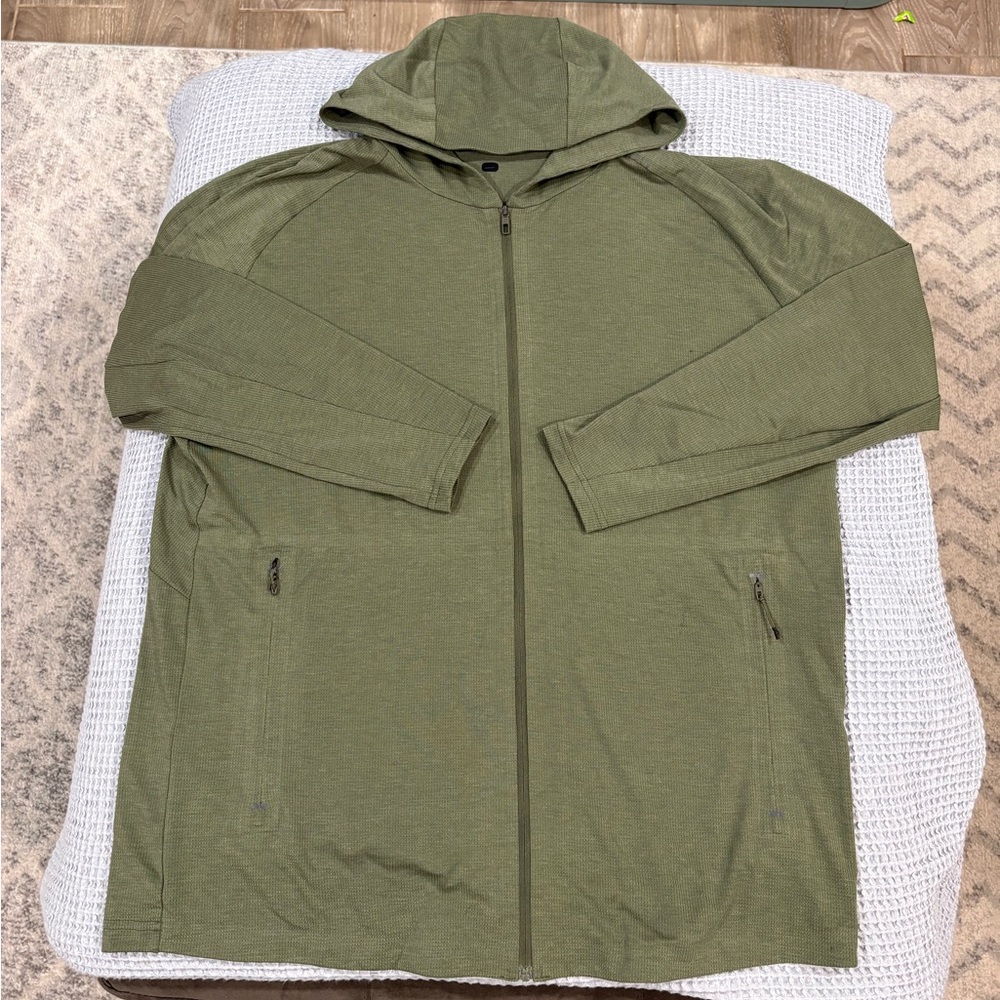 Lululemon Hoodie Mens XL On Grid Zip Performance Lightweight Athleisure